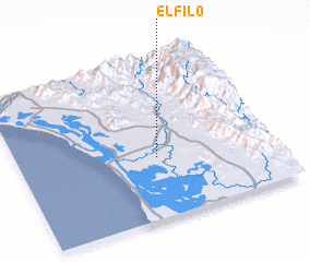 3d view of El Filo