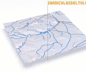 3d view of San Nicolás del Tule