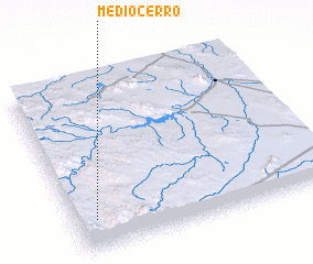 3d view of Medio Cerro