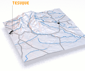 3d view of Tesuque