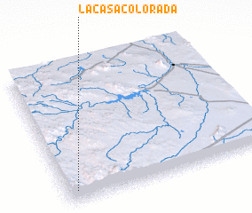 3d view of La Casa Colorada