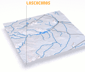 3d view of Los Coconos