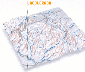 3d view of La Colorada