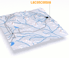 3d view of La Concordia