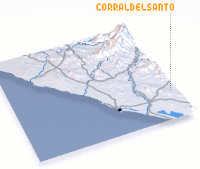 3d view of Corral del Santo