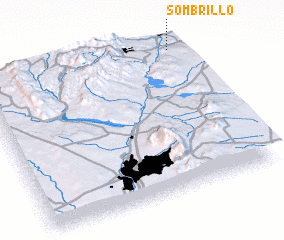 3d view of Sombrillo