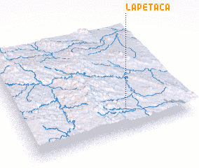 3d view of La Petaca