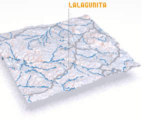 3d view of La Lagunita