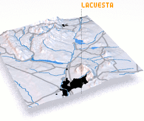 3d view of La Cuesta