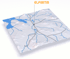 3d view of El Fortín