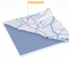 3d view of San Javier