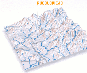 3d view of Pueblo Viejo