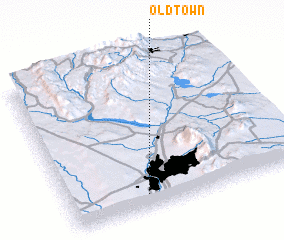 3d view of Old Town