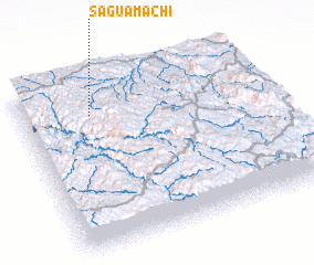 3d view of Saguámachi