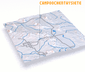 3d view of Campo Ochenta y Siete