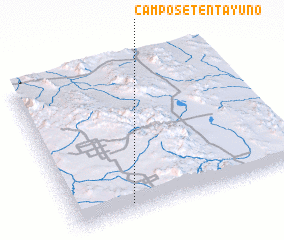 3d view of Campo Setenta y Uno