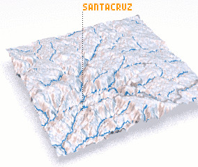 3d view of Santa Cruz