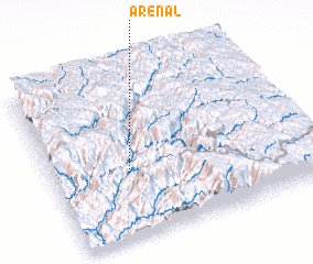 3d view of Arenal