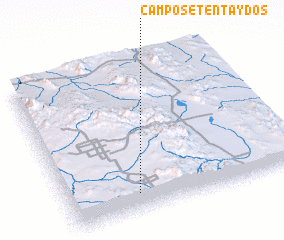 3d view of Campo Setenta y Dos