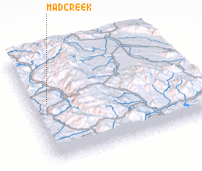 3d view of Mad Creek