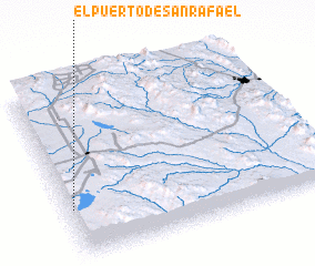 3d view of El Puerto de San Rafael