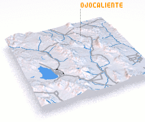 3d view of Ojo Caliente