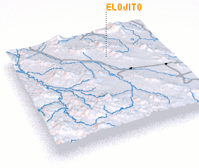 3d view of El Ojito