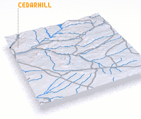 3d view of Cedar Hill