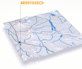 3d view of Arroyo Seco