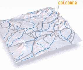 3d view of Golconda