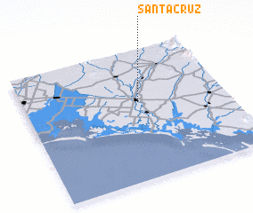 3d view of Santa Cruz