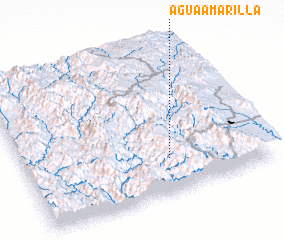 3d view of Agua Amarilla