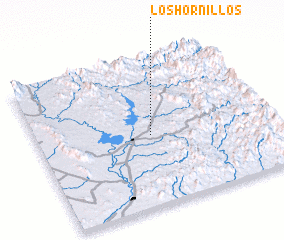 3d view of Los Hornillos