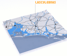 3d view of Las Culebras