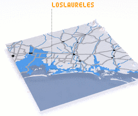 3d view of Los Laureles