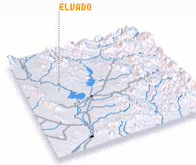 3d view of El Vado