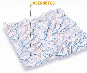 3d view of Los Camotes
