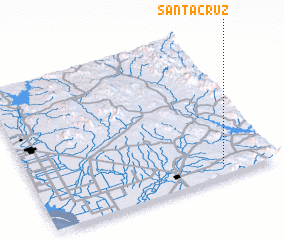 3d view of Santa Cruz