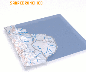 3d view of San Pedro México