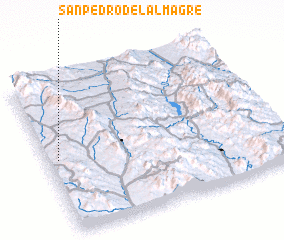 3d view of San Pedro del Almagre