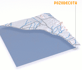 3d view of Pozo de Cota