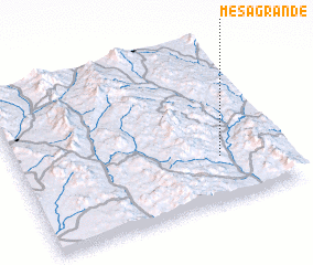 3d view of Mesa Grande