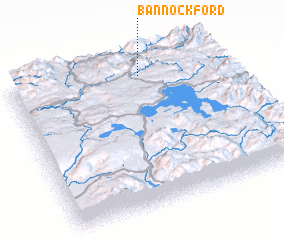 3d view of Bannock Ford