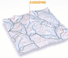 3d view of Ojo de Pima