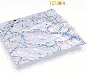3d view of Tetonia