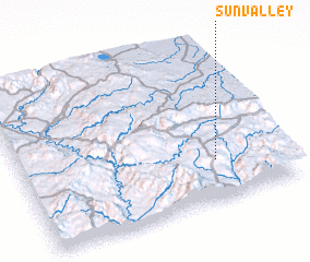 3d view of Sun Valley