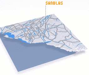 3d view of San Blas