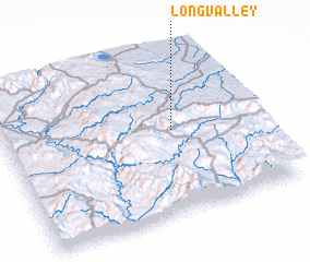 3d view of Long Valley