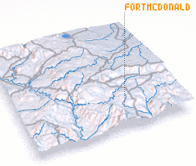 3d view of Fort McDonald