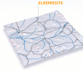 3d view of El Represito